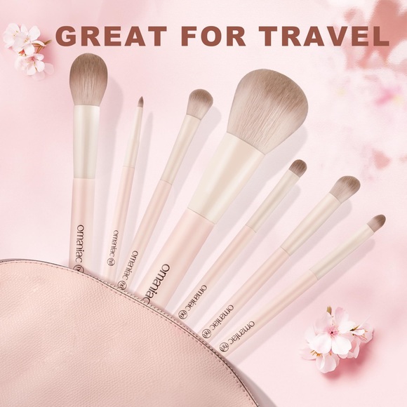 Professional Makeup Brushes Set (15Pcs), Premium Synthetic (Pink) - Picture 6 of 10